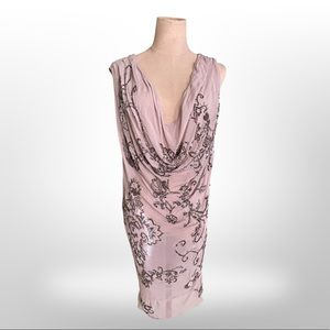 All Saints mini dress with beaded embroidery. New with tags